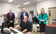  From far left, SAGE Group, COO, Paul Walker; TAFE Queensland - SkillsTech GM, John Tucker; Sandvik, technical support manager – Mine Automation, Ty Osborn; Ai Group, member relationship executive, Mel Ireland (back); and Hon. Shannon Fentiman, minister for employment and small business and minister for training and skills development