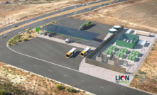 A mockup of Lion Energy's proposed green H2 pilot plant