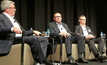Sheffield Resources' Bruce McFadzean, Tianqi Lithium Australia's Phil Thick and Eastern Goldfields' Michael Fotios