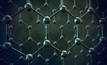 Hexagonal graphene lattice of carbon atoms