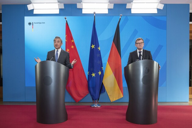 GERMANY-BERLIN-WANG YI-GERMAN FM-JOINT PRESS CONFERENCE