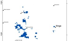  Mapa com direitos de lítio da Brazil Minerals em MG/Reprodução