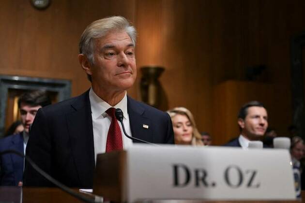 U.S. Senate confirms Medicare and Medicaid nominee Dr. Oz