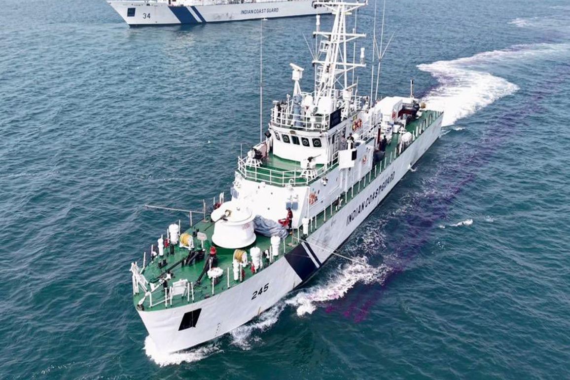 ICG ship 'Sarthak' makes strategic port call in Iran's Chabahar