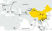 China’s new economic and maritime Silk Road (image: EY) 
