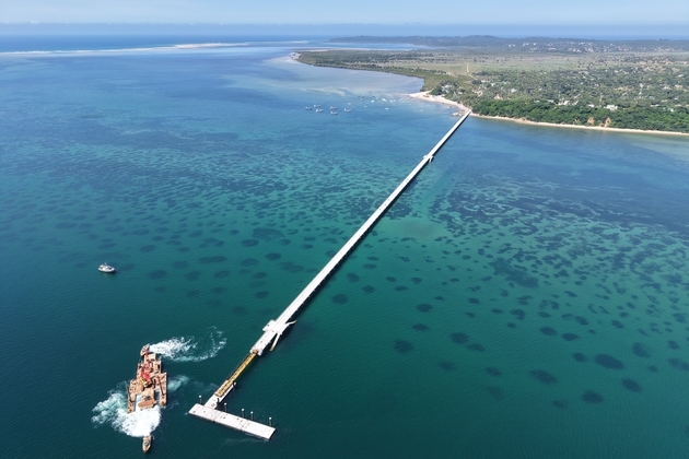 MOZAMBIQUE-MAPUTO-JETTY BRIDGE-INAUGURATION