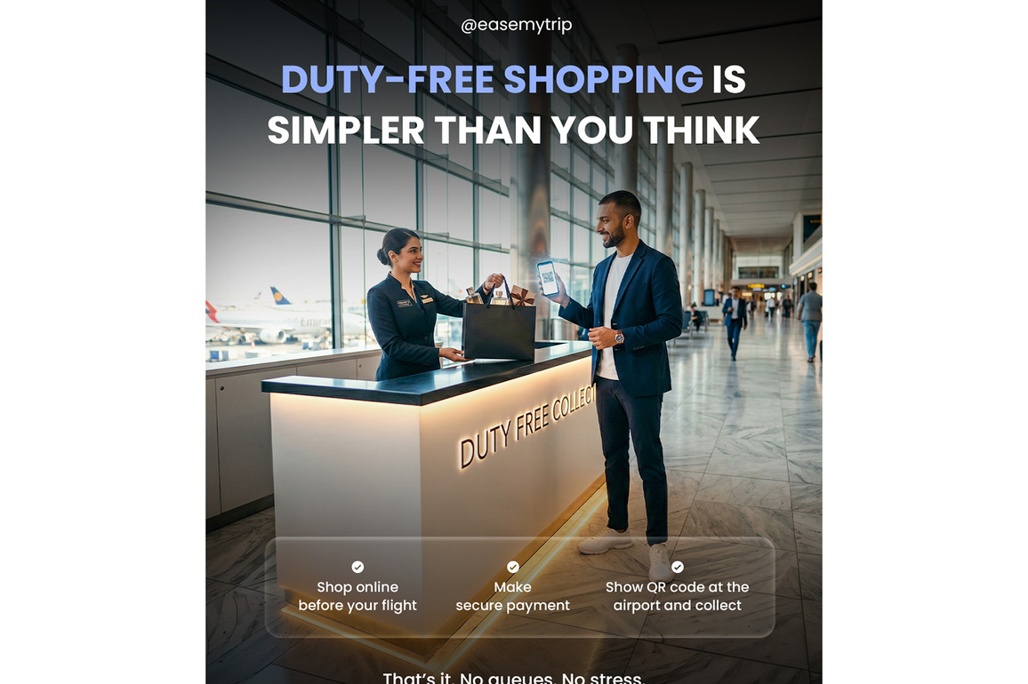 EaseMyTrip observes double-digit growth in airport service adoption; Duty-Free and Meet & Greet emerge as key preferences