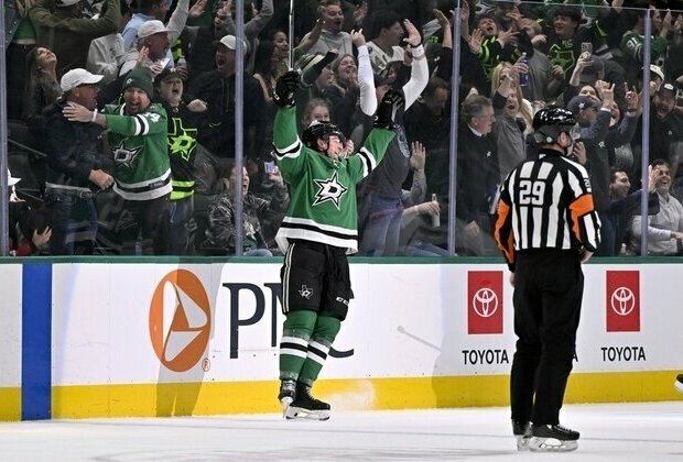 Thomas Harley's game-winning goal lifts Stars over Devils