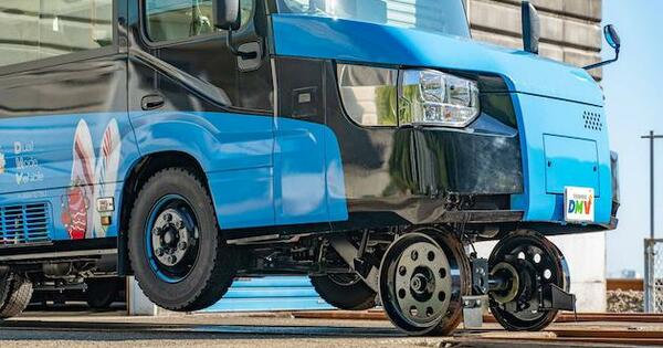 Bus and train: First 'dual-mode vehicle' begins operating in Japan