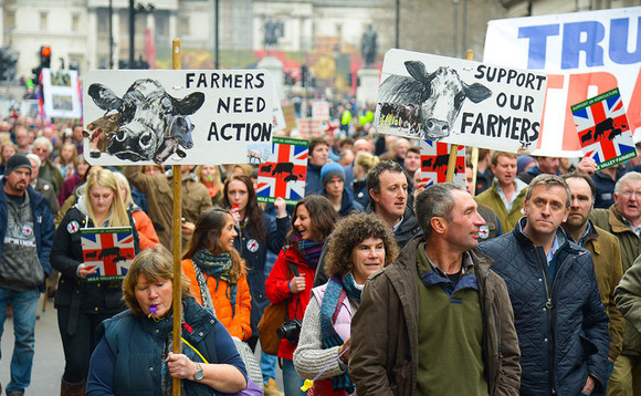 UK farmers considering plans for a nationwide fuel and fertiliser protest
