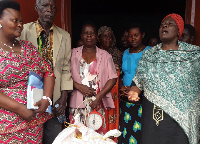 ukwaya  with members of mutima wa ikagate women group in singiro district ourtesy hoto