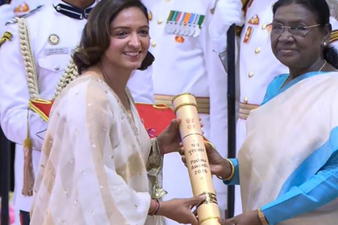 Harmanpreet Kaur conferred Padma Shri after historic World Cup triumph