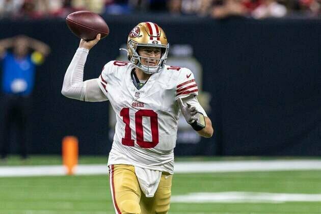 49ers expect to start Mac Jones again with Brock Purdy questionable