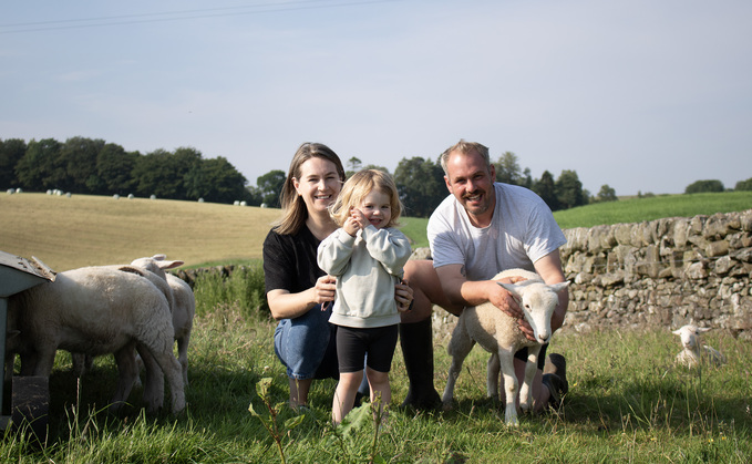 Nick and Holly Thomson with their daughter Tilly.