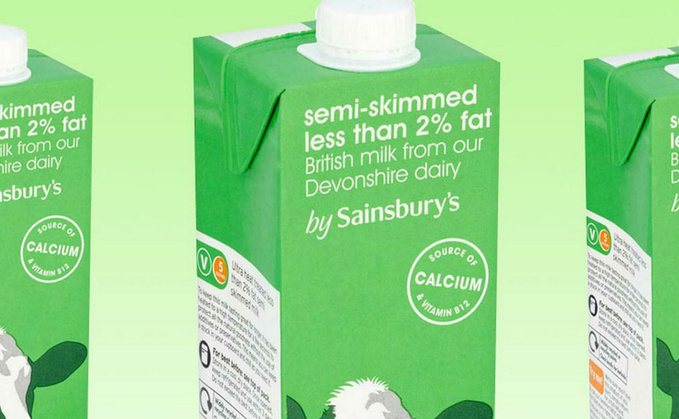 Sainsbury's issues urgent recall of UHT semi-skimmed milk