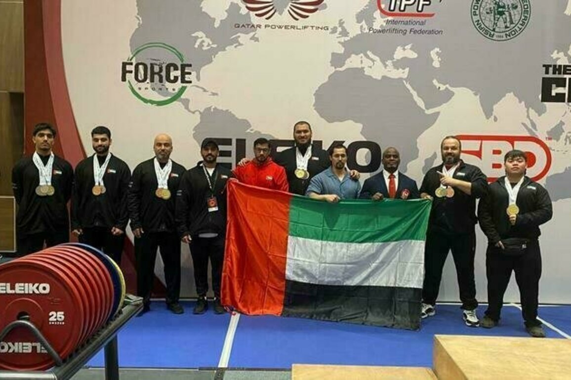 UAE powerlifting team wins 21 medals at West Asia Championship in Qatar