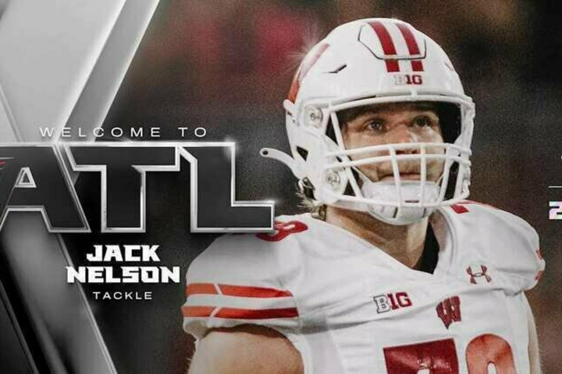 Falcons select Jack Nelson with No. 218 pick in 2025 NFL Draft