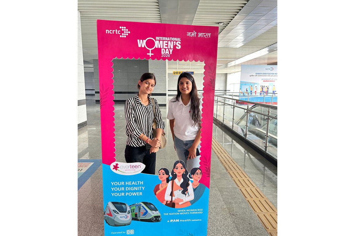 Menstrual Hygiene awareness starts at two Namo Bharat stations