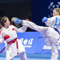(SP)CHINA-CHENGDU-THE WORLD GAMES 2025-KARATE-WOMEN-KUMITE -50KG POOL ROUND(CN)