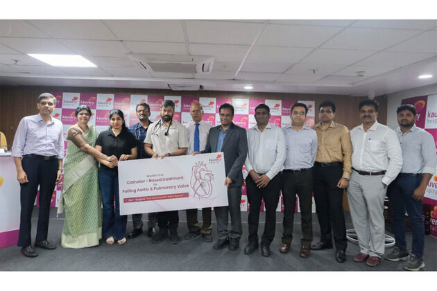 Kauvery Hospital Alwarpet Performs World's First Catheter-Based Treatment for Two Failing Heart Valves in a Man Aged 58 in Hybrid Cath Lab