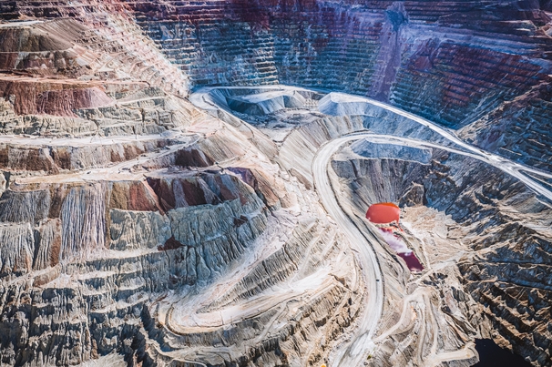 The Santa Rita copper mine in Mexico