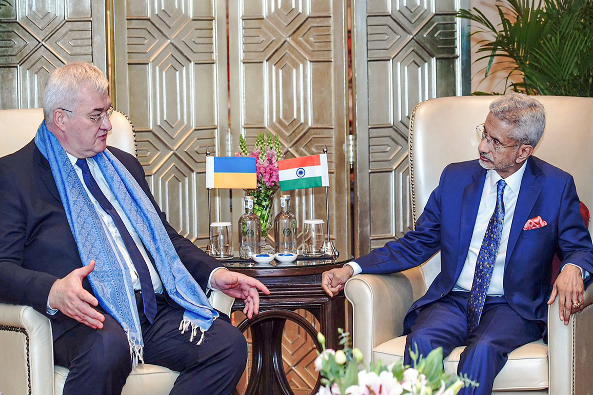 "We rely on India's authoritative voice in peace efforts...": Ukraine FM Andrii Sybiha