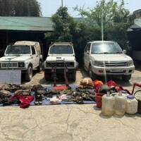 Manipur: Security forces seize large cache of arms, ammunition in Thoubal district