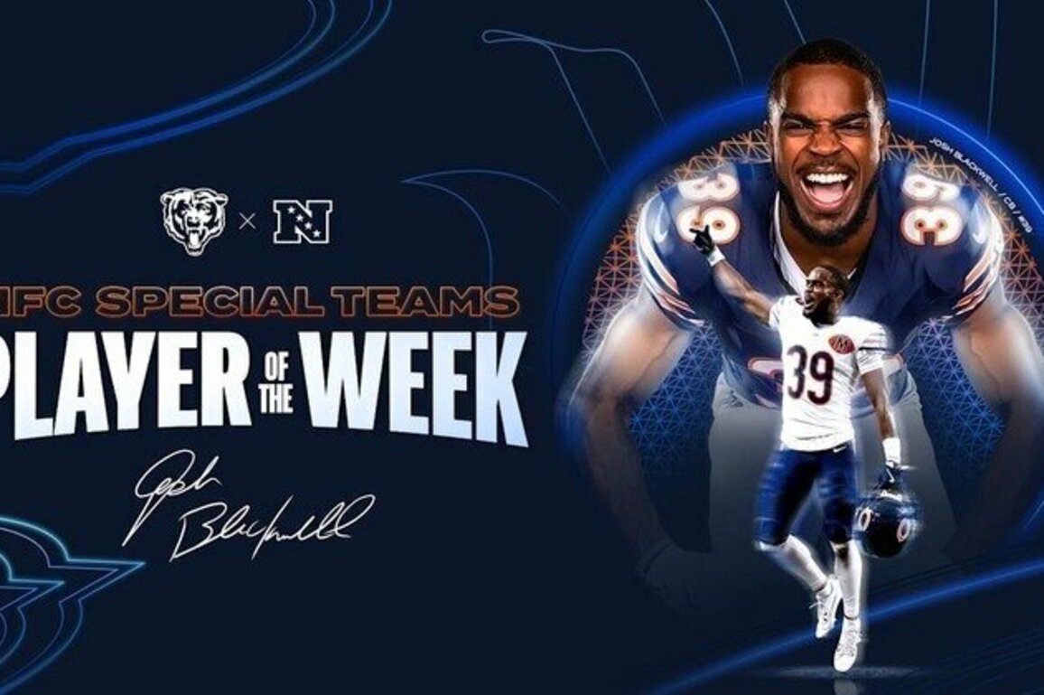Josh Blackwell named NFC Special Teams Player of the Week
