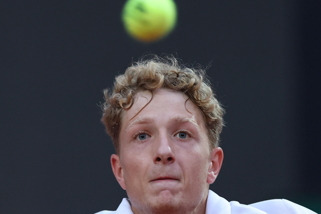 (SP)ITALY-ROME-TENNIS-ATP-MARTIN LANDALUCE VS DANIIL MEDVEDEV