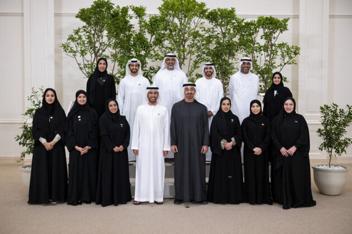 UAE President receives Nafis delegation and award winners
