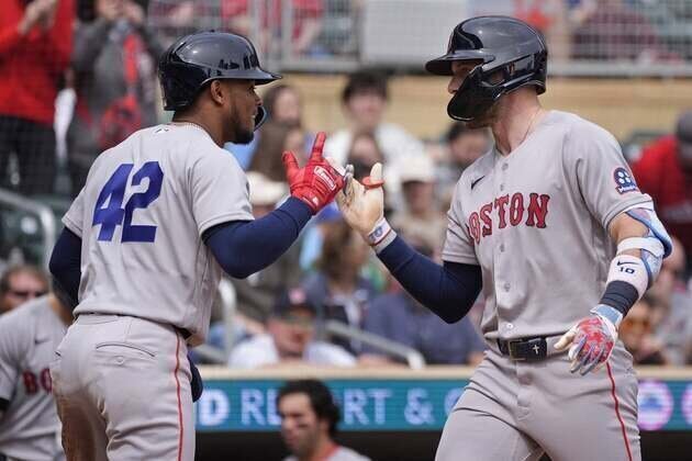 Trevor Story homers, drives in five as Red Sox knock off Twins