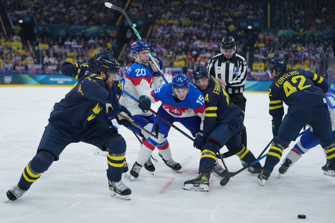 (MICO2026)ITALY-MILAN-OLYMPIC WINTER GAMES-ICE HOCKEY-MEN-PRELIMINARY-SWE VS SVK