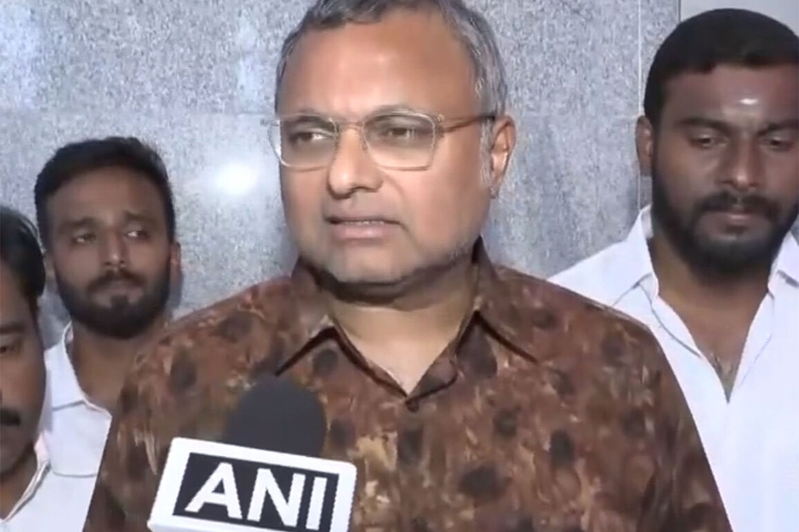 "Hope to win convincingly": Karti Chidambaram ahead of TN polls