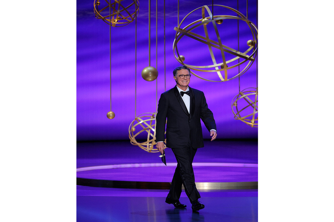 Stephen Colbert receives standing ovation for Emmys 2025 Win after talk show cancellation