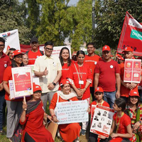 Union Secretaries Sanjay Kumar and Rajesh Agarwal flag off 'Walk for Dyslexia 2025'
