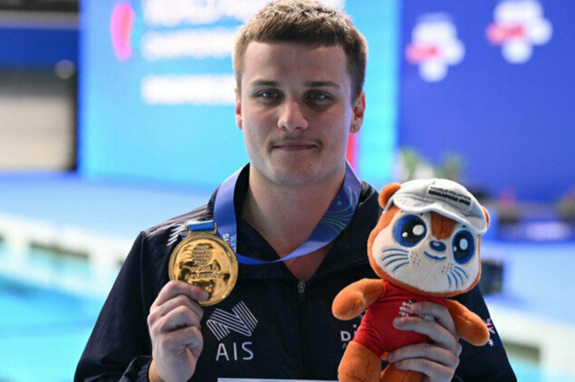 Australia's Rousseau wins men's 10m platform, China misses podium