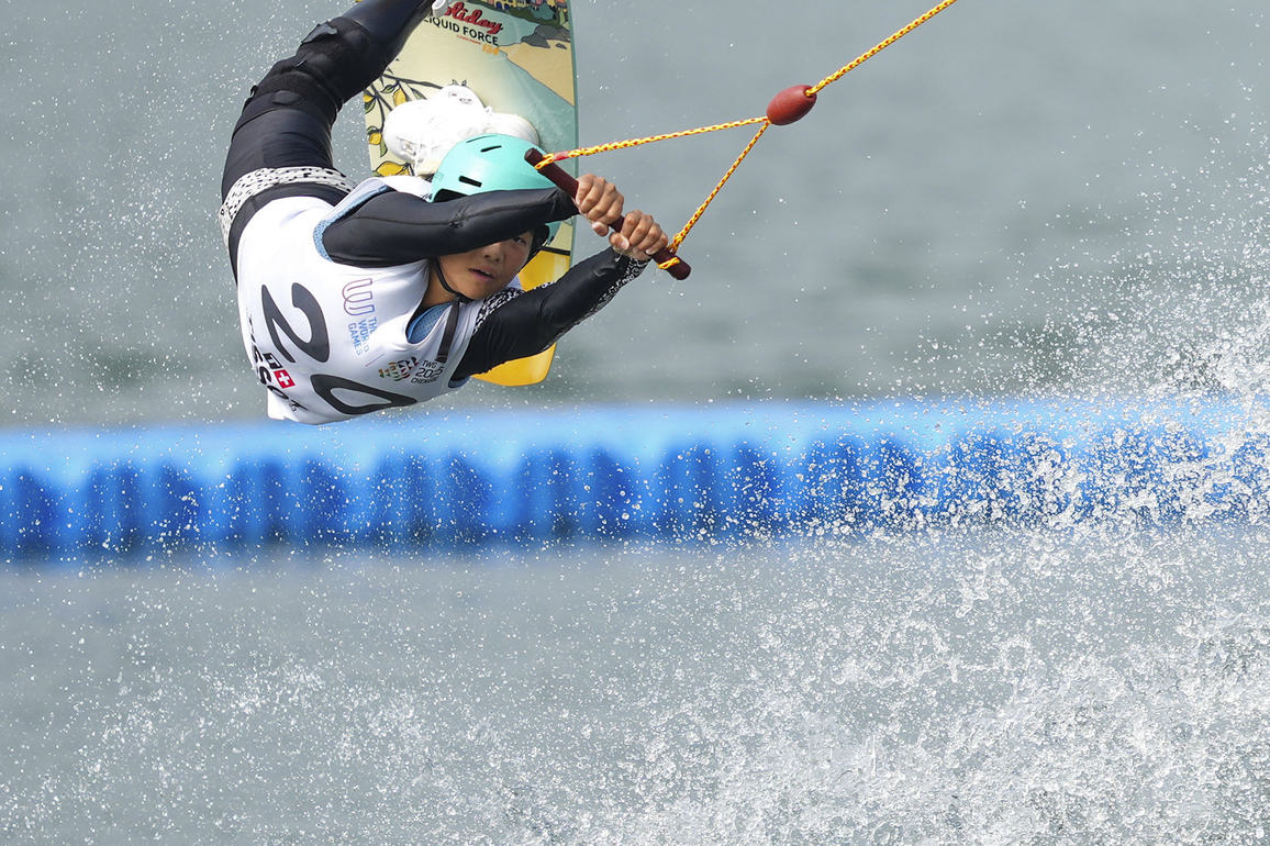 (SP)CHINA-CHENGDU-THE WORLD GAMES 2025-WATERSKI & WATERBOARD-WOMEN'S-CABLE WAKEBOARD-QULIFICATION (CN)
