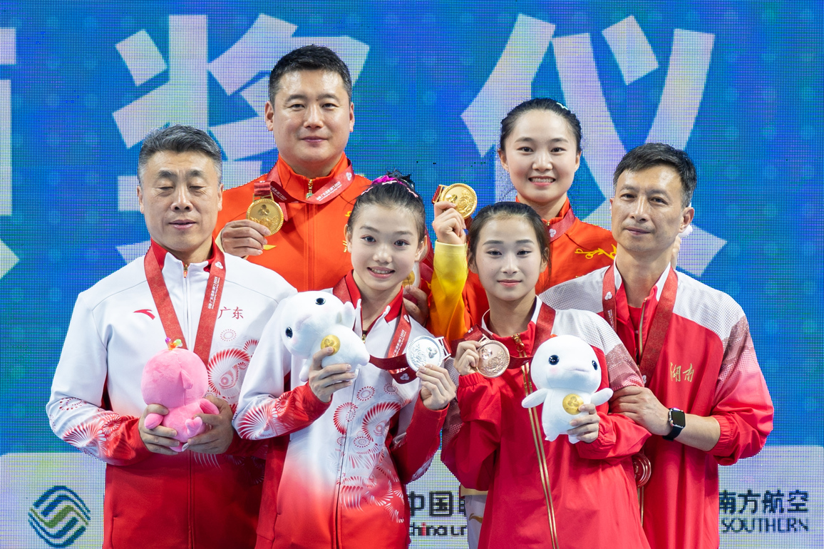 (SP)CHINA-15TH NATIONAL GAMES-ARTISTIC GYMNASTICS-WOMEN'S FLOOR EXERCISE-FINAL (CN)