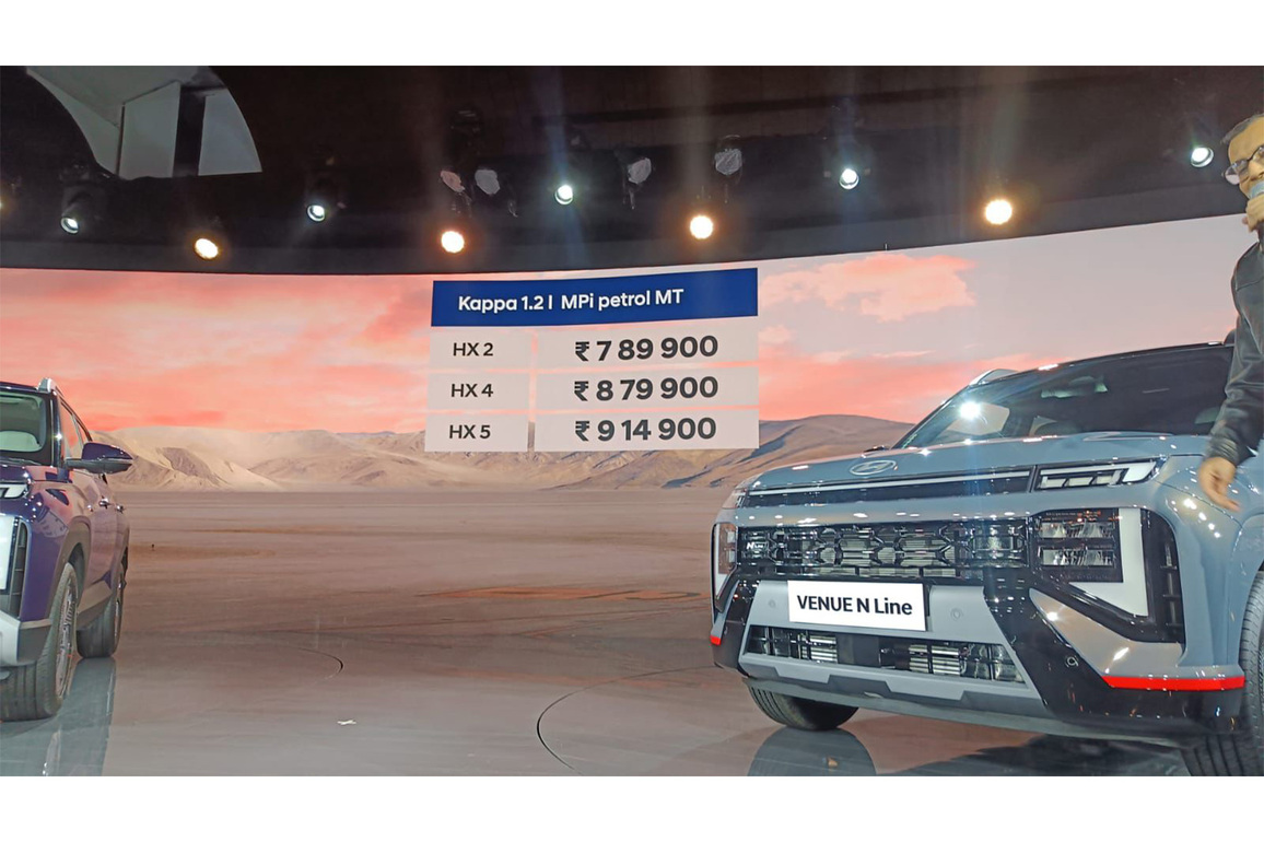 Hyundai launches VENUE and VENUE N, in price range of Rs 7.89-11.11 lakhs