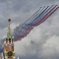 Rehearsal for Victory Day military parade held in Moscow