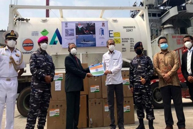 INS Airavat reaches Indonesia with 300 oxygen concentrators