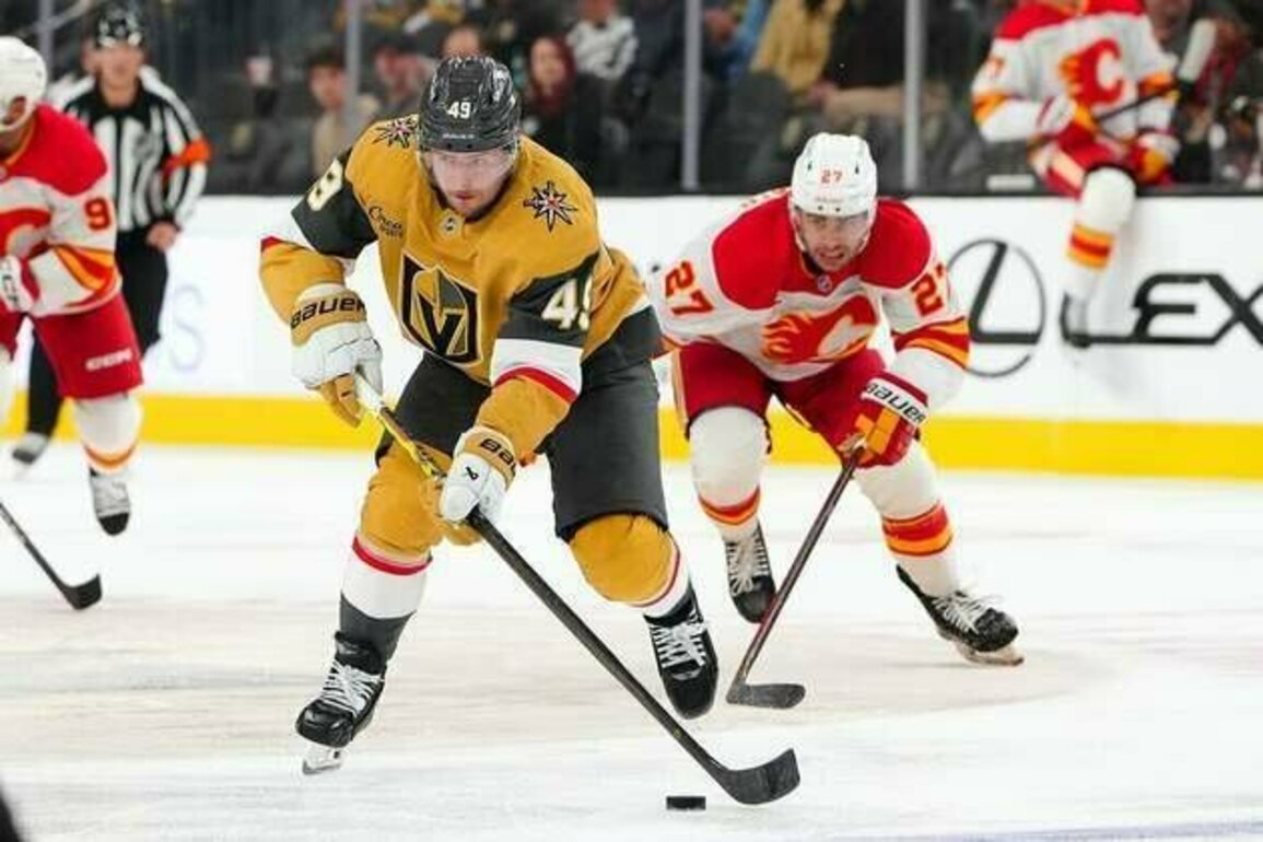 Golden Knights pour it on Flames, continue point streak