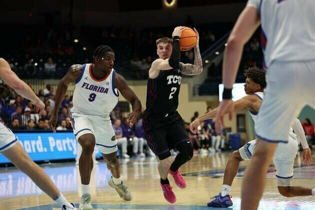 Brock Harding's clutch final minute gives TCU upset of No. 10 Florida