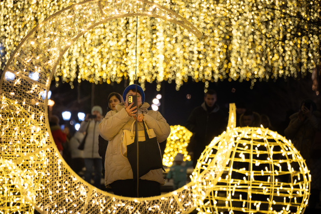 RUSSIA-VLADIVOSTOK-NEW YEAR-FESTIVE ATMOSPHERE
