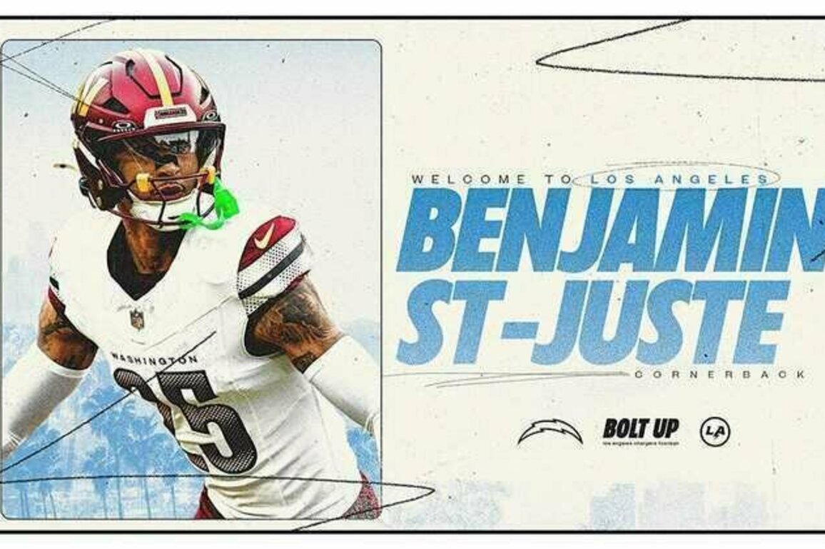 Los Angeles Chargers Agree to Terms with Benjamin St-Juste