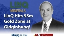 LinQ Hits 95m Gold Zone at Gidginbung!