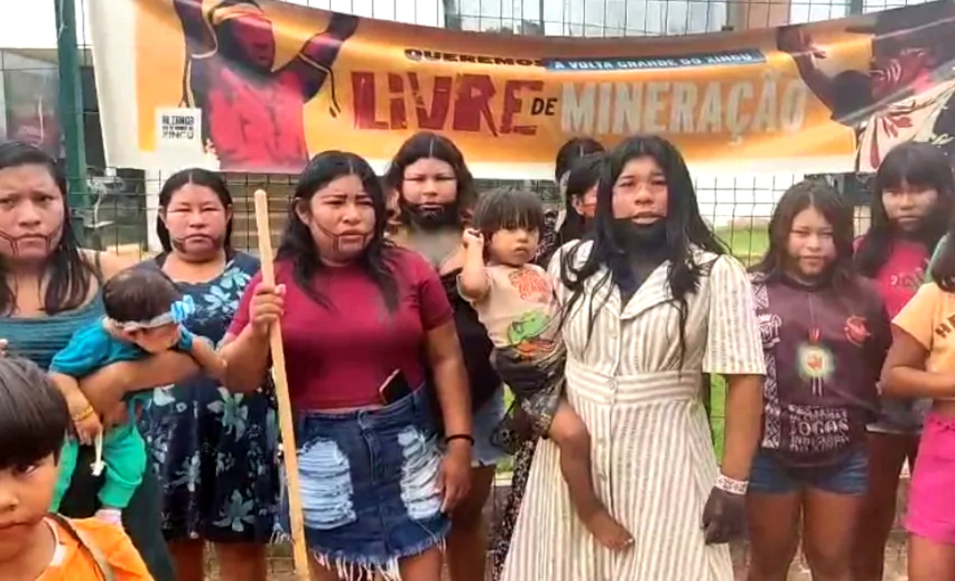 Mulheres indígenas ocupam Funai contra Belo Sun Volta Grande ouro protesto