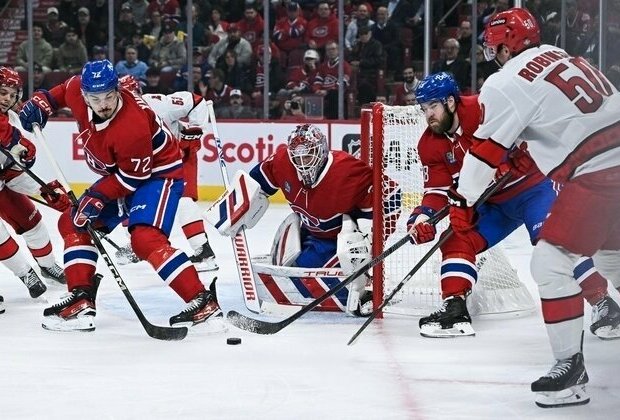 Sam Montembeault, Canadiens blank visiting Hurricanes