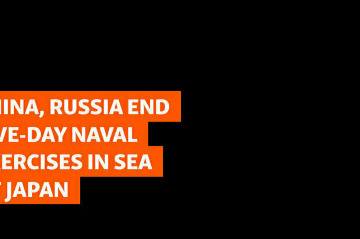 China, Russia End 5-Day Naval Exercises In Sea Of Japan
