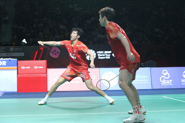 (SP)THAILAND-BANGKOK-BADMINTON-THAILAND OPEN 2026-MEN'S DOUBLES-SEMIFINAL